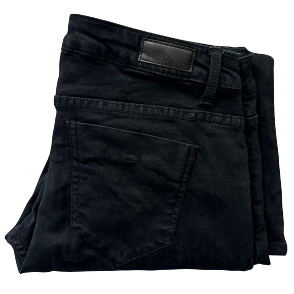 Kenneth Cole Reaction Black Capri Denim Jeans | Size 6 | Stretch Cotton - Picture 1 of 12